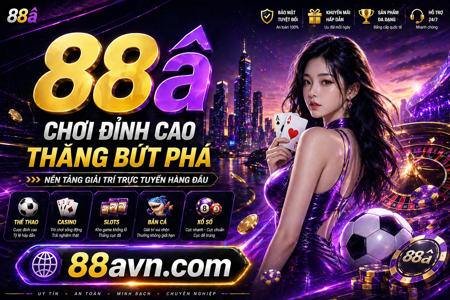 Giao diện đăng nhập fm88 casino an toàn và hiện đại